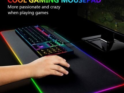 Wt-5 RGB Aydınlatmalı Yumuşak Yüzeyli 250x350 mm Oyun Mouse Pad